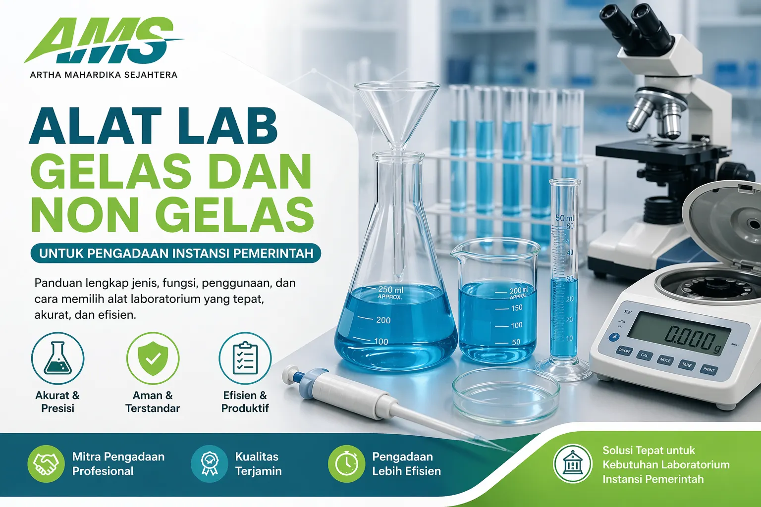 alat lab gelas dan non gelas untuk pengadaan laboratorium instansi pemerintah