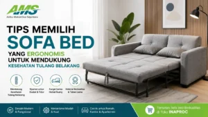 Gambar sofa bed yang nyaman untuk mendukung kesehatan tulang belakang