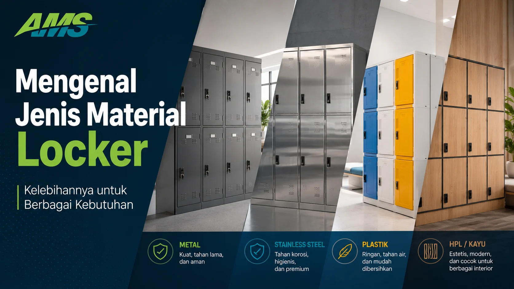 Material locker dan kelebihannya untuk berbagai kebutuhan