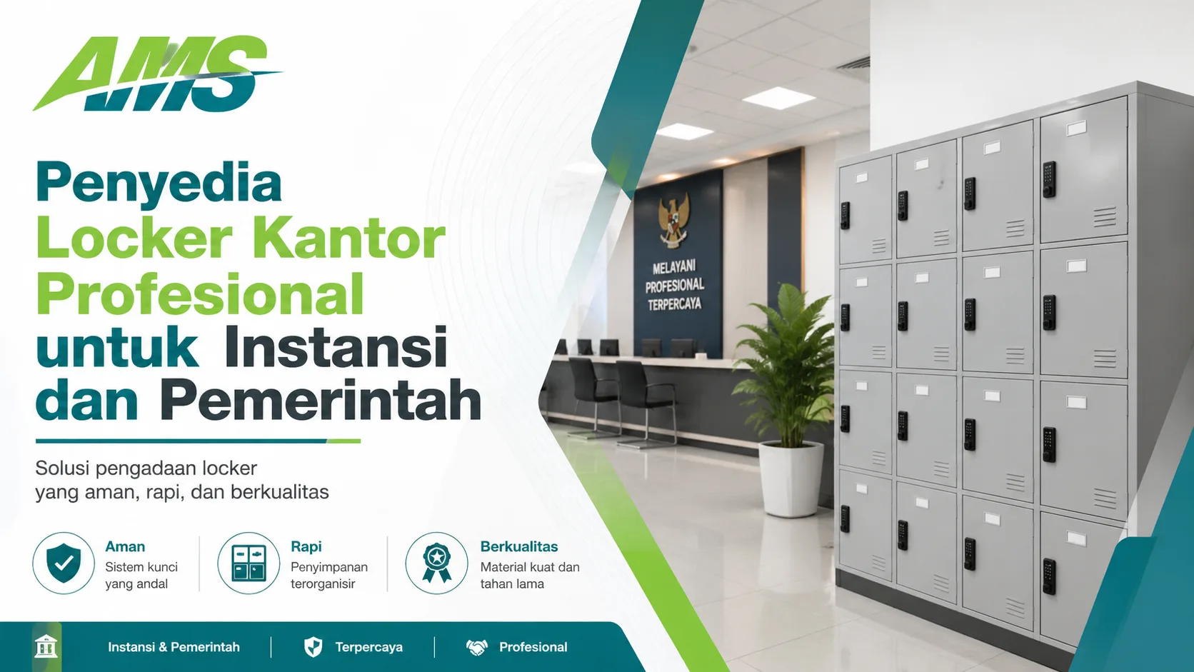 Penyedia locker kantor profesional untuk instansi dan pemerintah