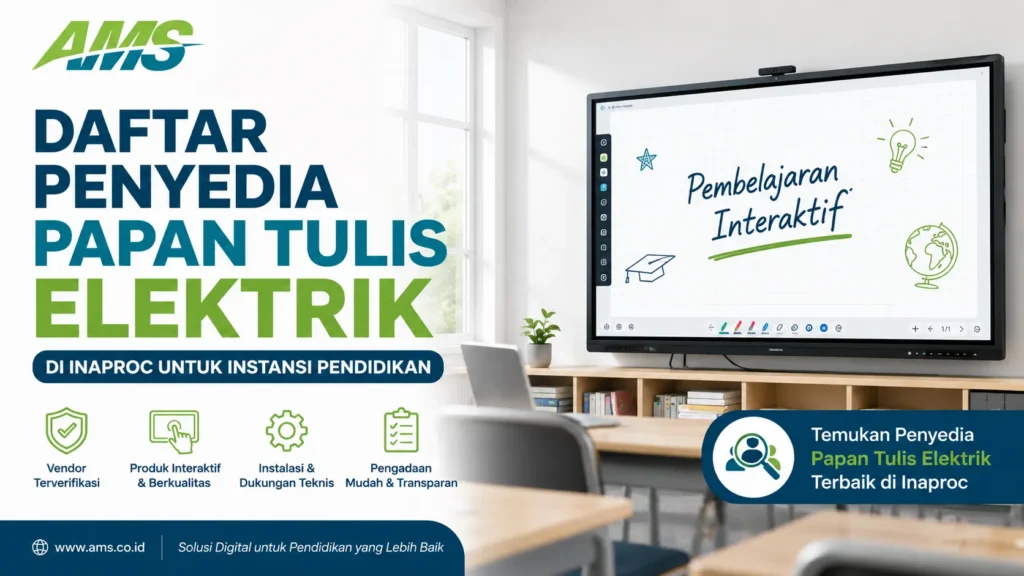 Penyedia Papan Tulis Elektrik di Inaproc untuk instansi pendidikan dan sekolah modern