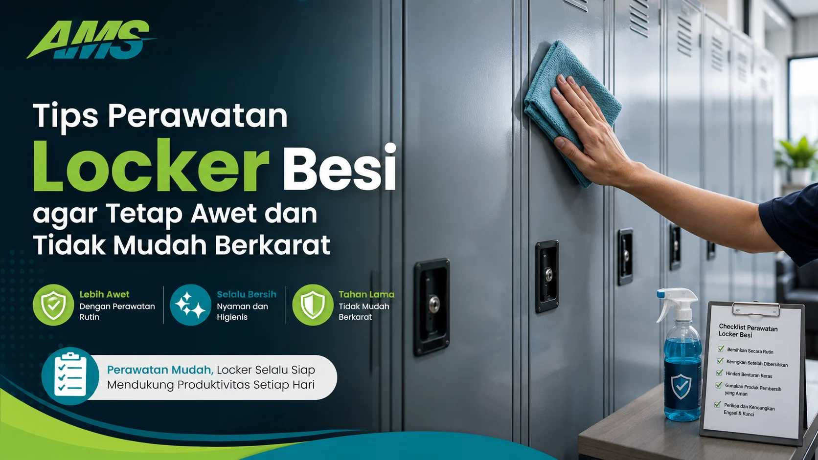 Perawatan locker besi agar tetap awet dan tidak mudah berkarat