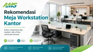 Rekomendasi meja workstation kantor untuk ruang kerja rapi dan efisien